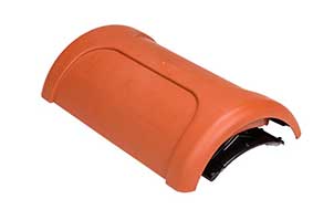 Кровельный вентиль VILPE PELTI - KTV / HARJA кирпичный, 225*350 мм