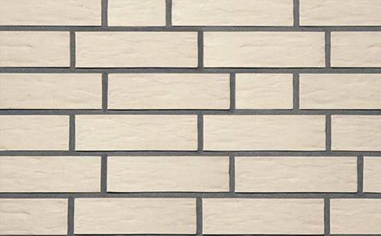 Клинкерная плитка Roben Oslo Perlweiss, рельефная, гладкая DF14, 240*14*52 мм