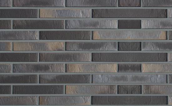 Кирпич клинкерный пустотелый Roben Chelsea basalt-bunt, 210*100*52 мм